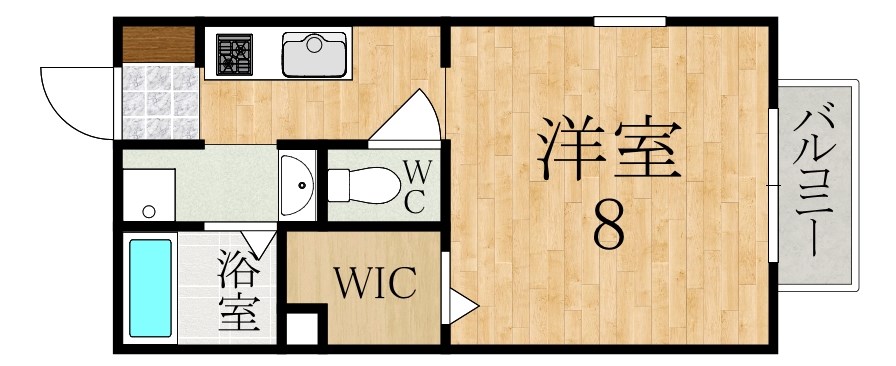 ヴィラ　コスモ 101号室 間取り