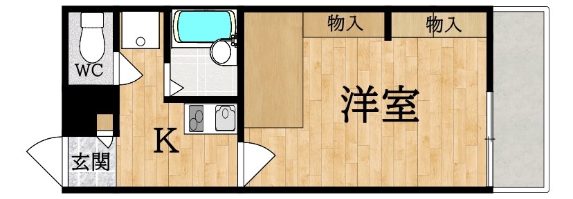 レオパレス冨田Ⅳ（トミタ4） 間取り