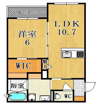 ShaMaisonSUZAKU 303号室 間取り