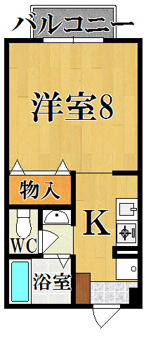 Ａｒｂｏ芝 205号室 間取り