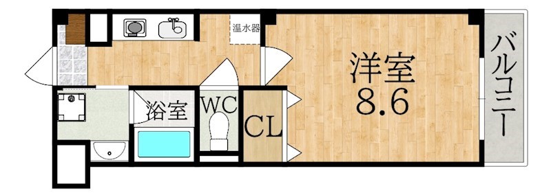 ヴァンセットモネ 間取り図