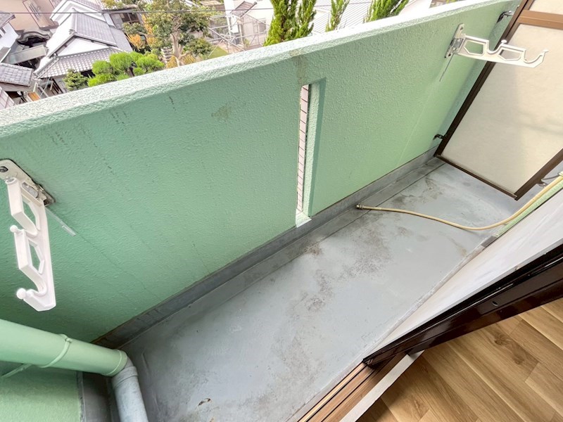 天理グリーンハイツ ベランダ