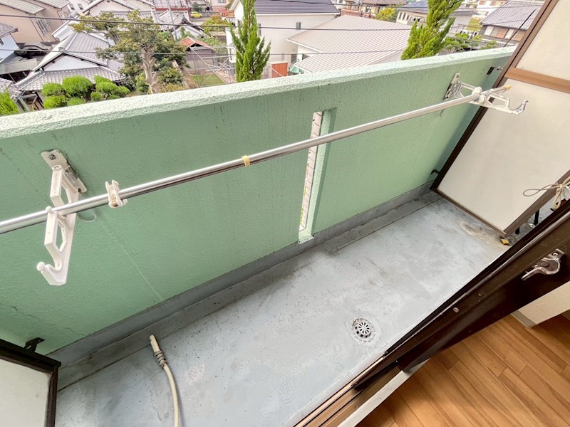 天理グリーンハイツ ベランダ