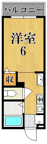 ソレジオ 202号室 間取り
