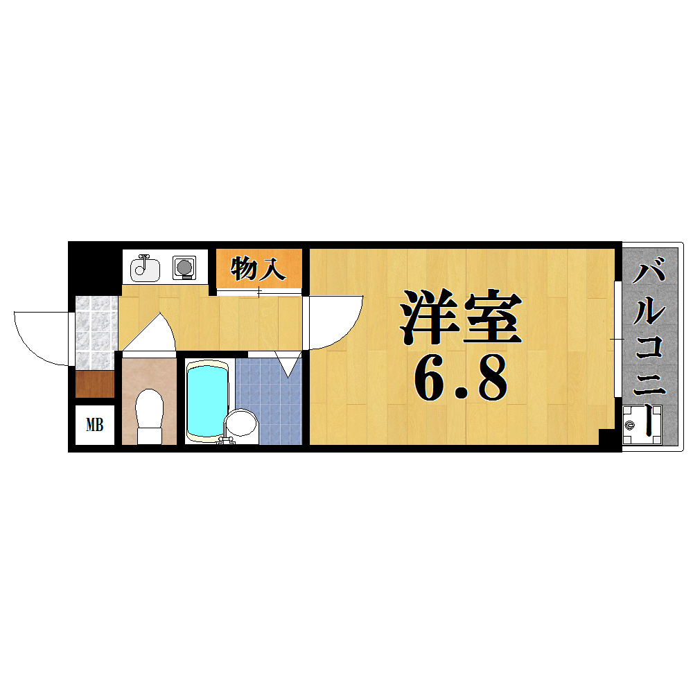 アーバンヒルⅡ 102号室 間取り