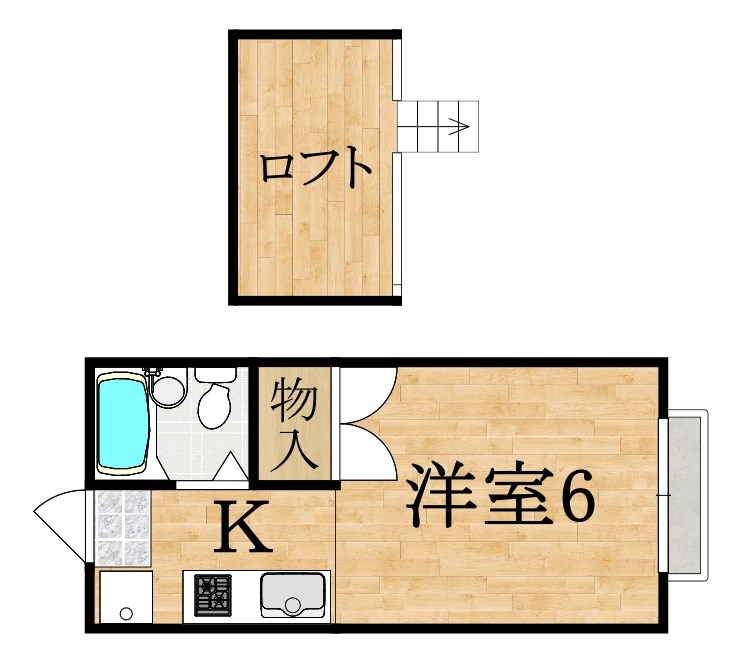 エステートピア今井パートⅡ 間取り図