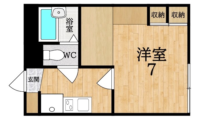 レオパレスシプレⅡ（2） 間取り図