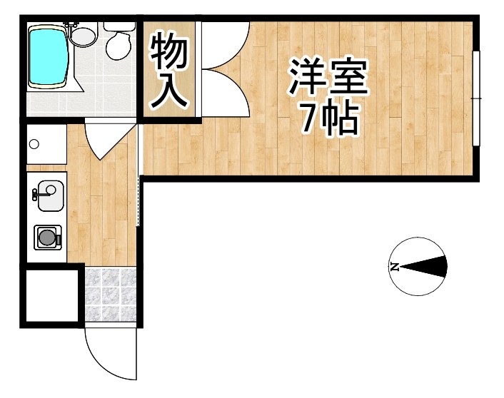 雅叙園ハイツ 301号室 間取り