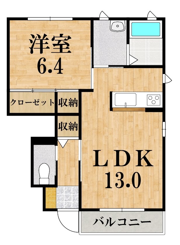 シャーメゾン秋山Ａ 間取り図