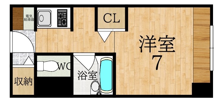 アスカ21大和小泉 間取り図