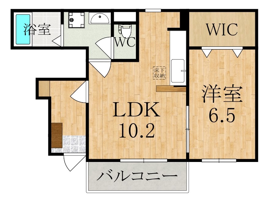 サンシャイン富堂 108号室 間取り