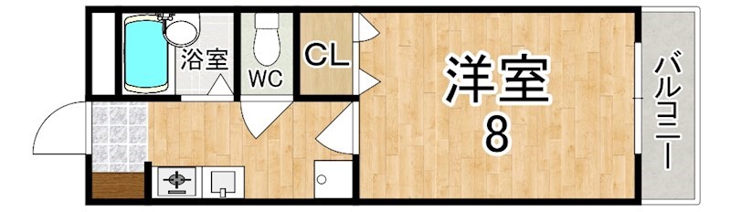 南新町ビル 403号室 間取り