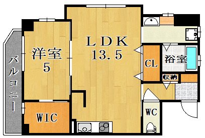 グランスター大宮 602号室 間取り