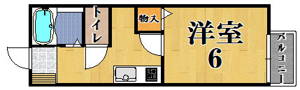 プリシェール華住 203号室 間取り