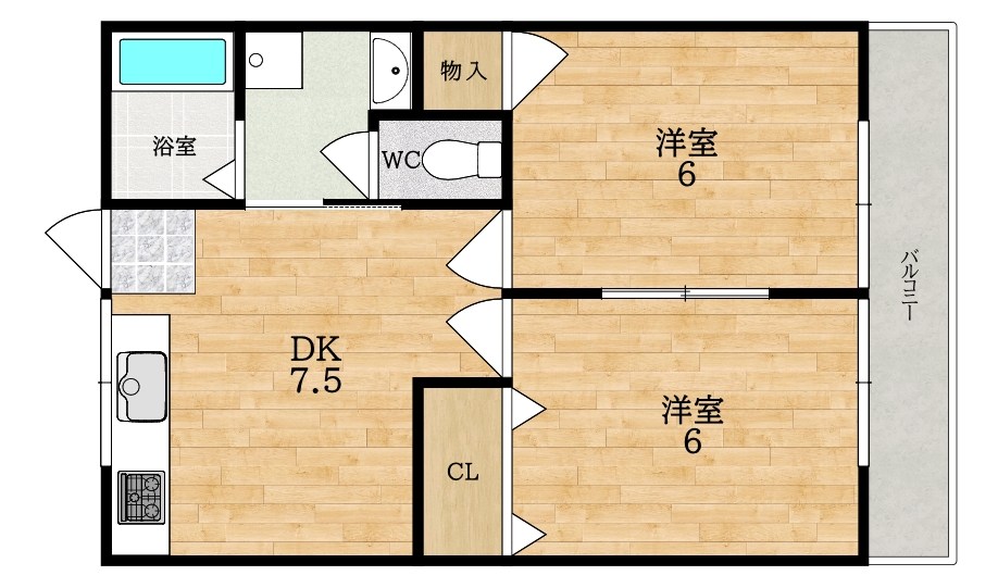 クランツ・ベルク 間取り