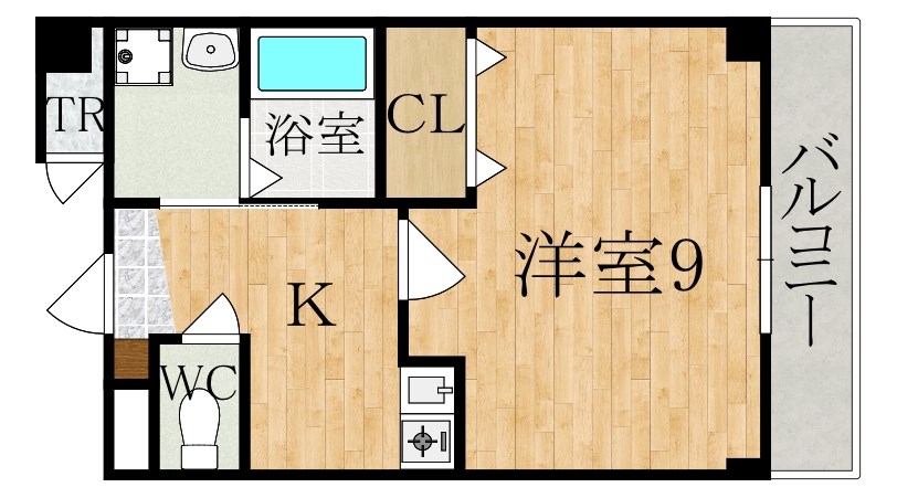 ミーテ　パラッツォ 102号室 間取り