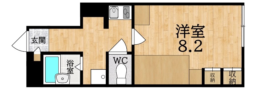 レオパレスＷＩＬＬ南郡山 間取り図