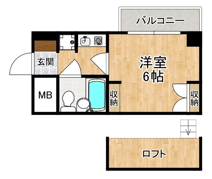 シティパレスＪＲ奈良P-8 404号室 間取り