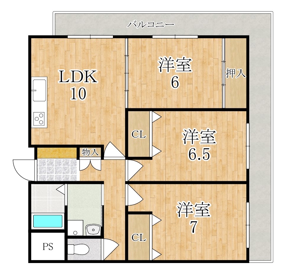 フォレスト神宮前 310号室 間取り