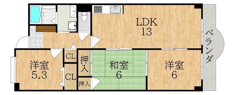 タワーアラモード 間取り図