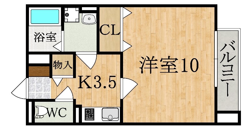 グラシューズ 間取り図