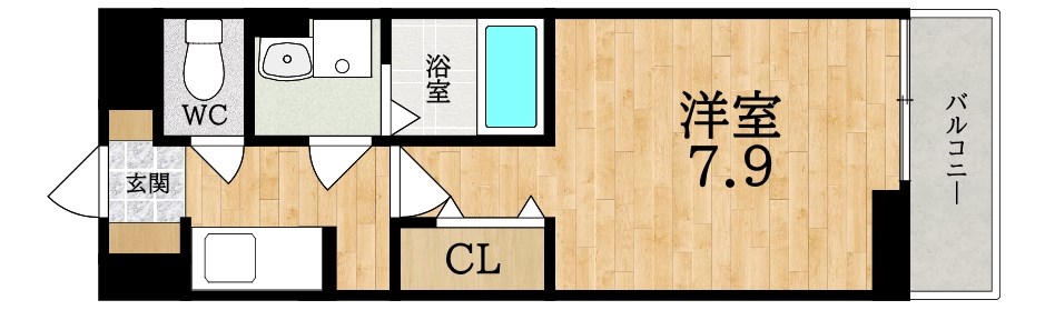 イースト・ヒル 間取り図