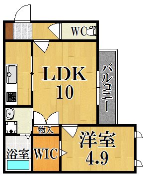 セリシール桜杏 205号室 間取り