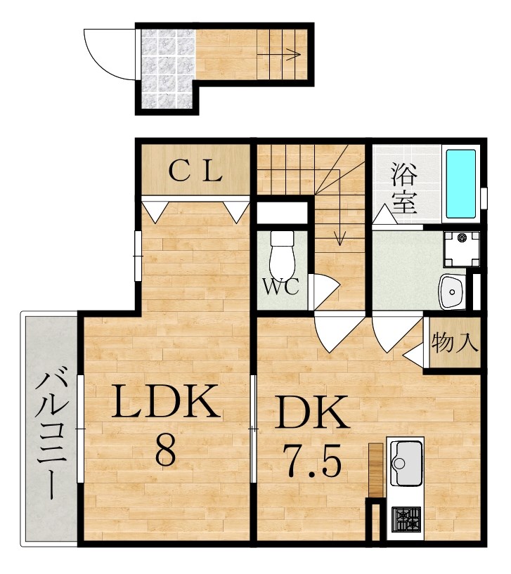 ハートウィル 間取り図