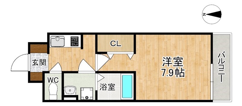 ブランドール 間取り図