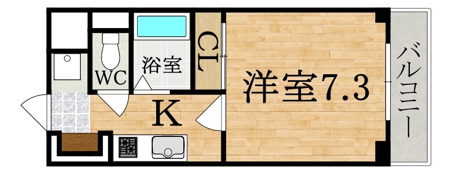 パレスオカムラ 間取り図