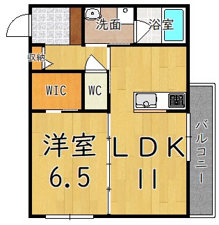 Sha　Maison　LUNA　A 303号室 間取り