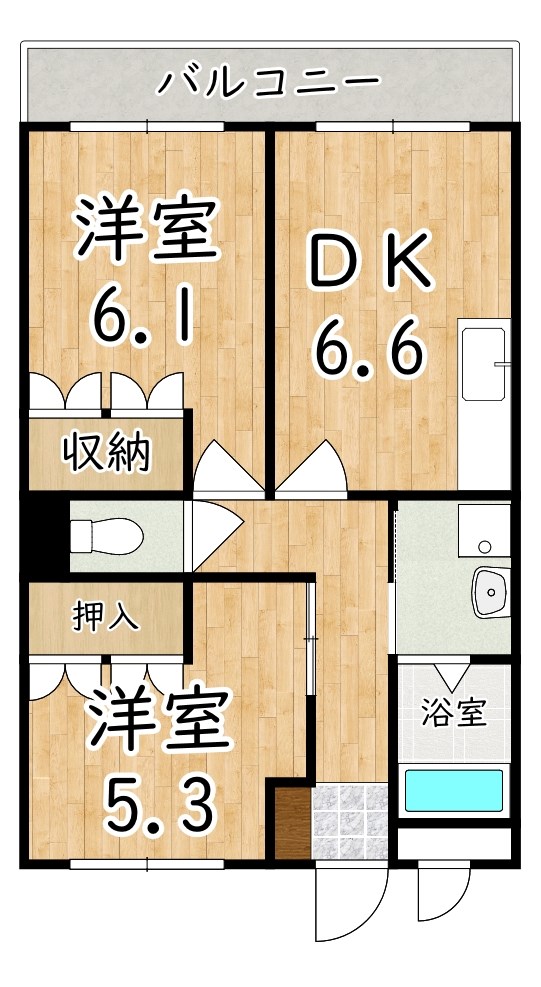 セカンド・パレス 間取り図