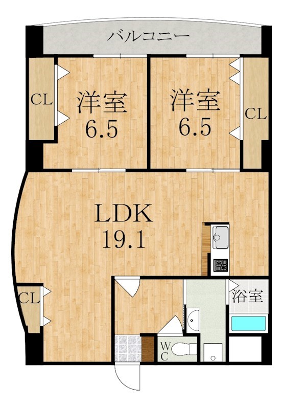 レモンシャトー 間取り図