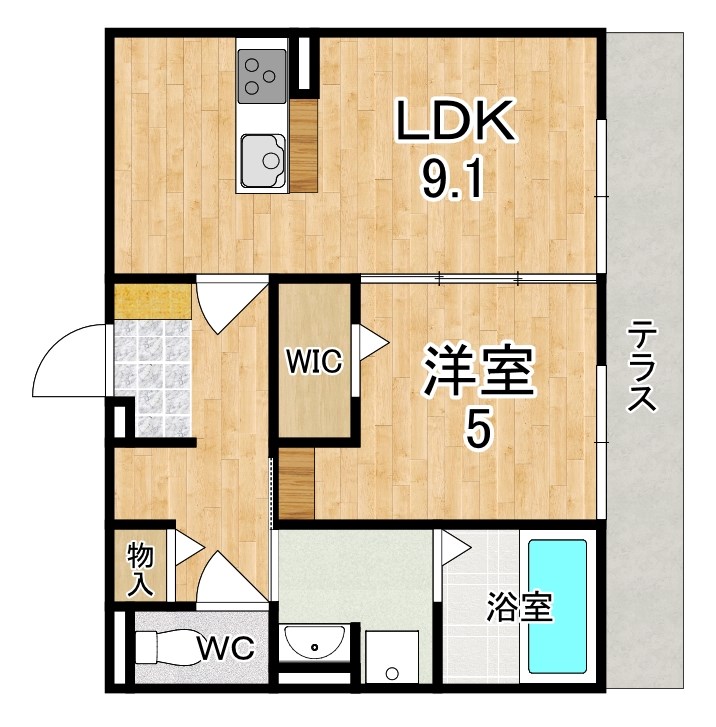 ソフィア 間取り図