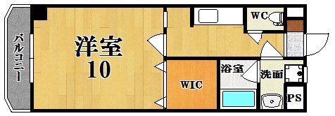 エレガントライフ伏見 103号室 間取り