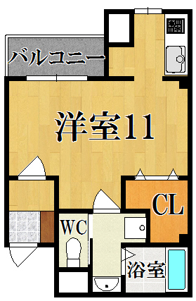 パイン　ヒル 101号室 間取り
