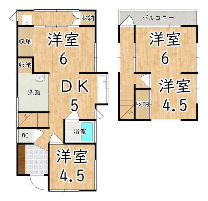 リエゾン池田 間取り図