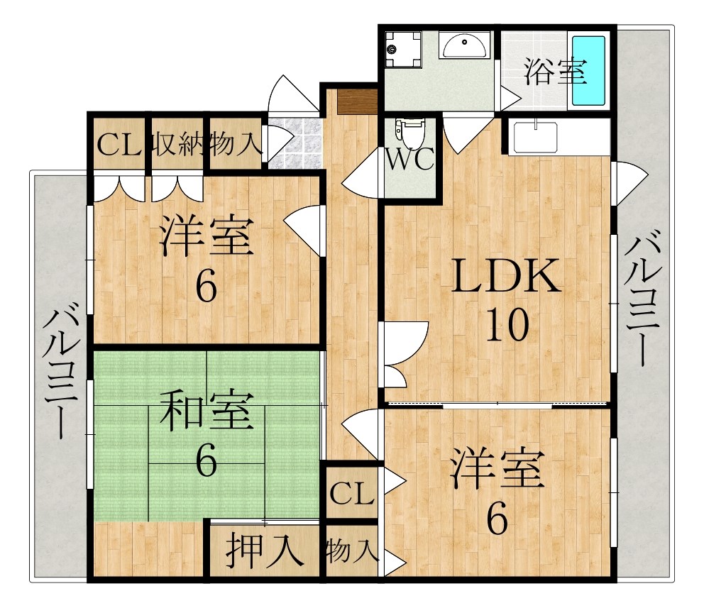 楠本ビル 502号室 間取り