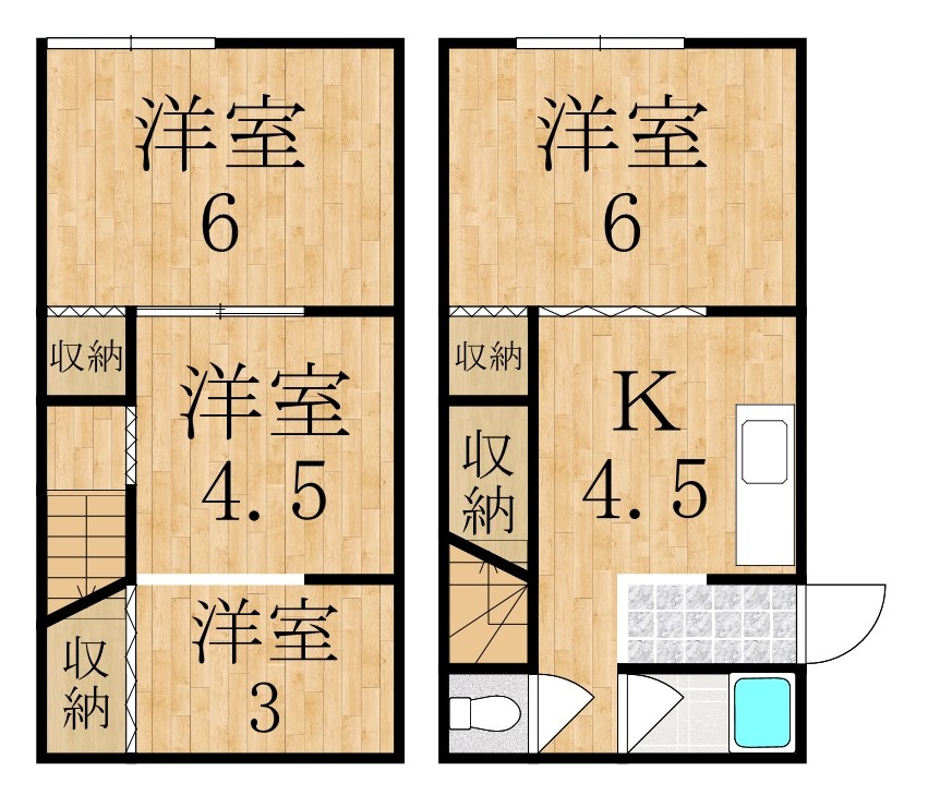 FUTABA　SOU 2号室 間取り