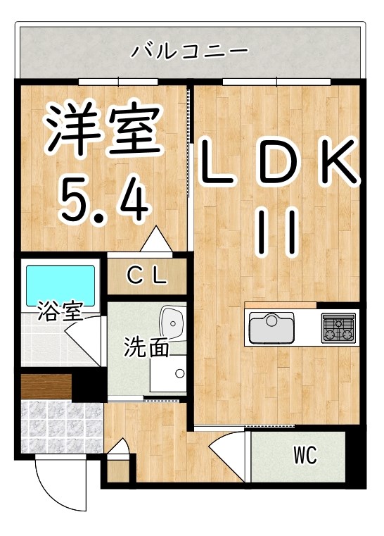 Placide　K 間取り図