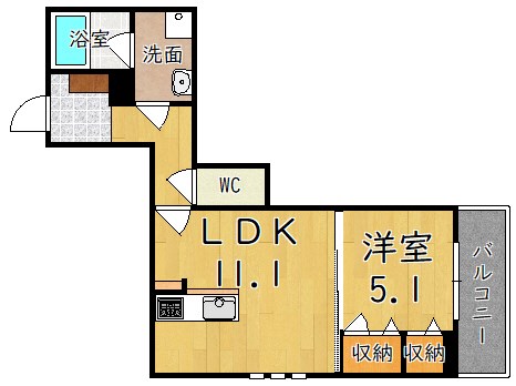 Placide　K 間取り図