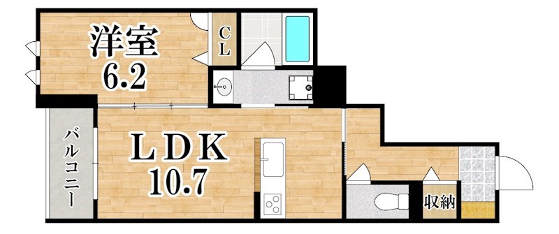 Placide　K 間取り図