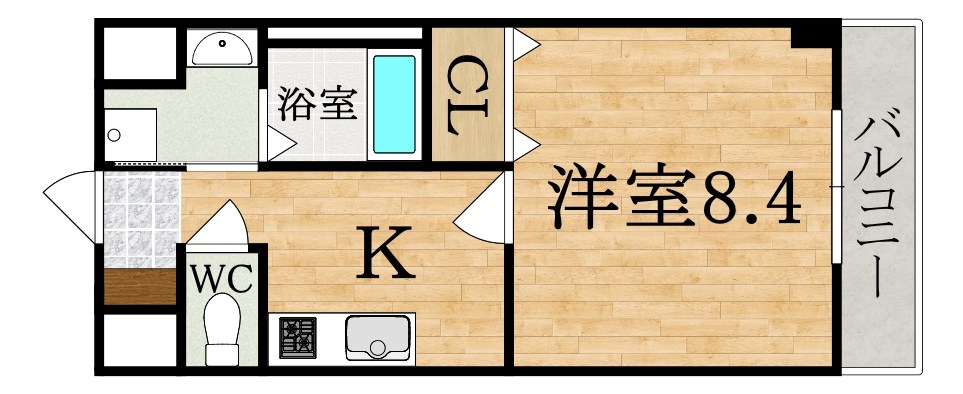 ベルコリーヌ紺屋（コンヤ） 間取り