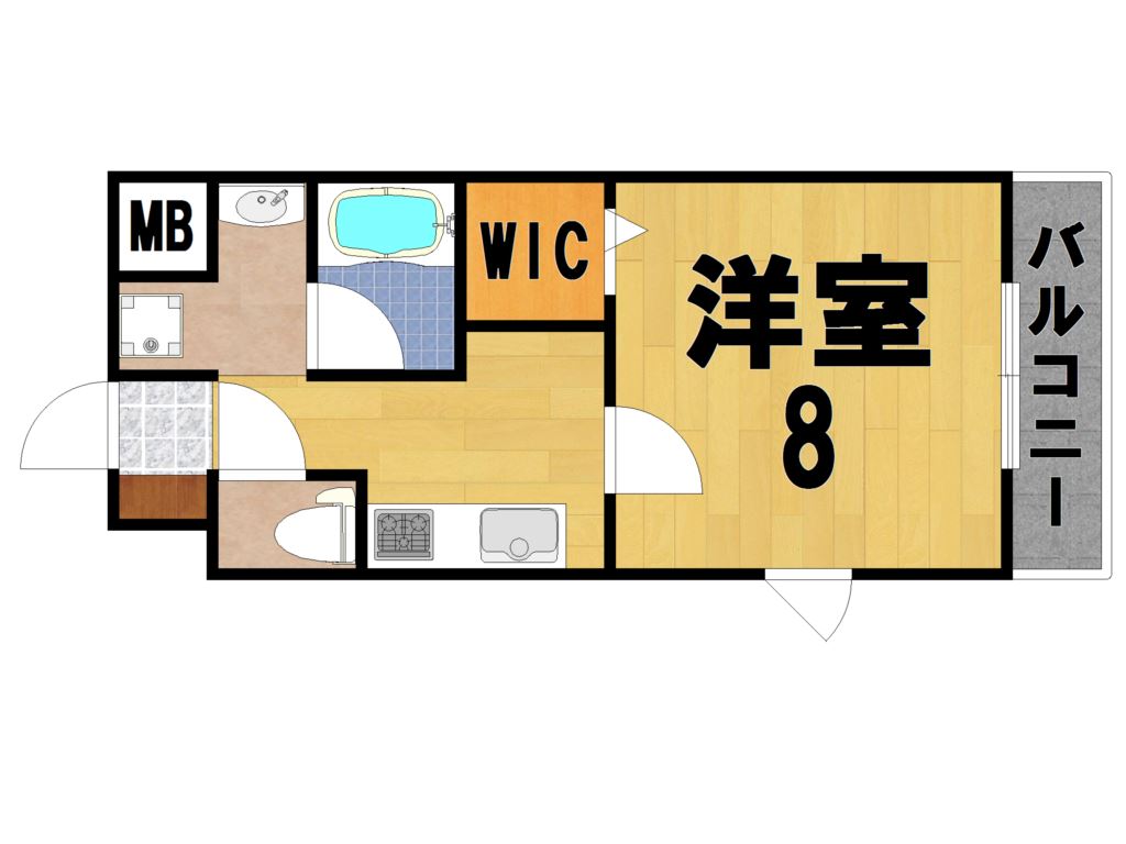 プリマヴェリーレ 302号室 間取り