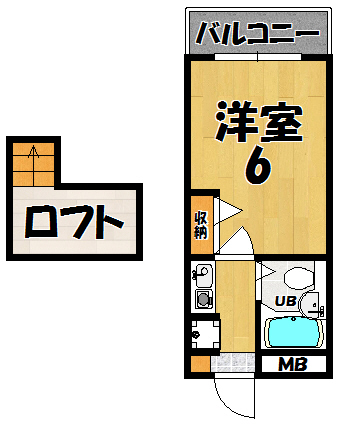 シティパレスＪＲ郡山駅前Ｐ２ 間取り