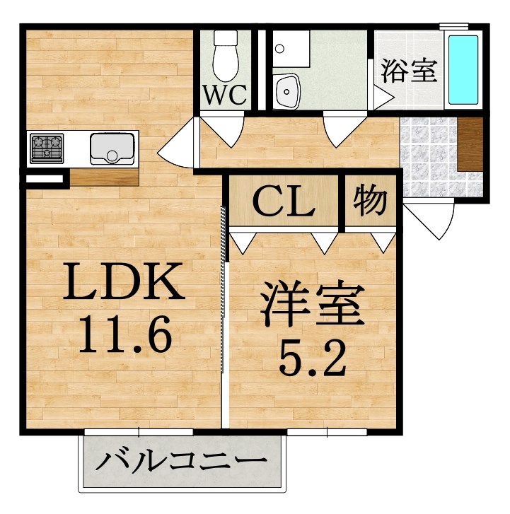 レーブ・シェソワ 間取り図