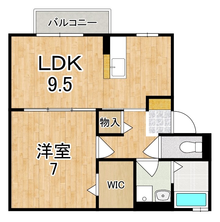 コンサージュ 間取り図