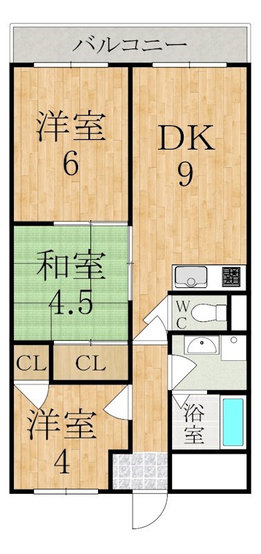 シャルル橿原神宮 間取り図