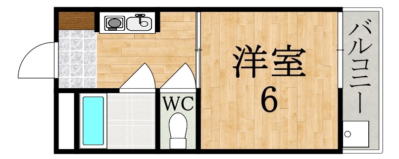 エムズ新賀 305号室 間取り
