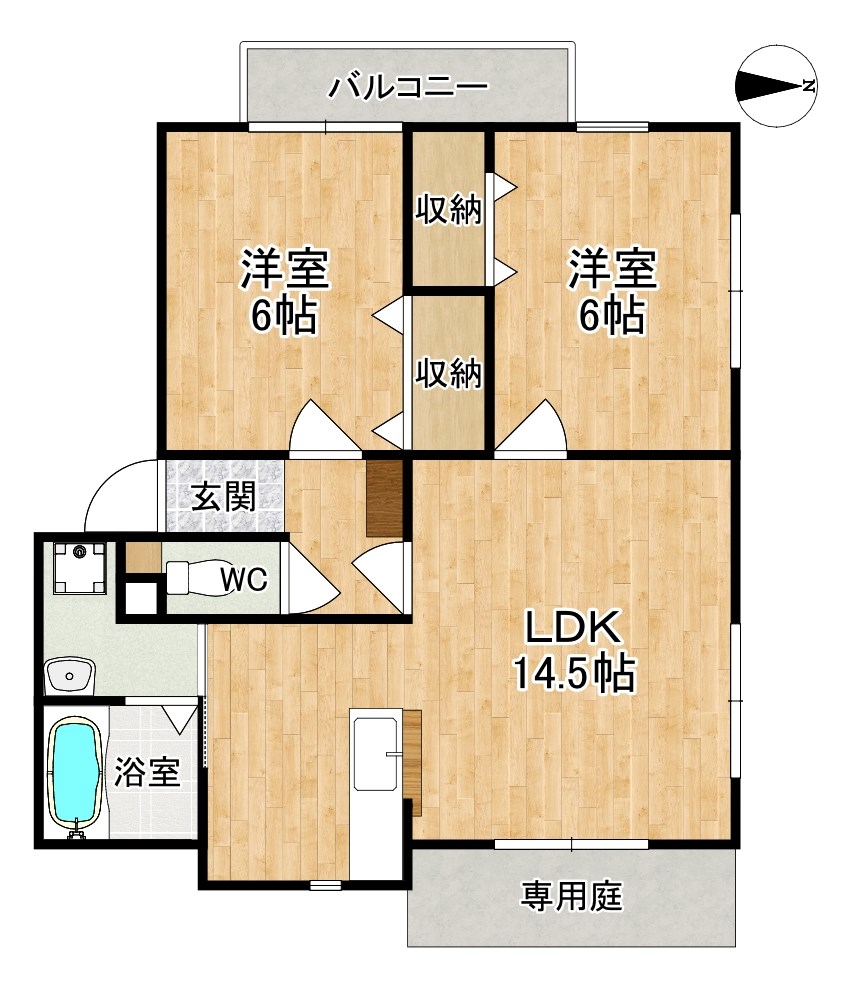 プレジデンス紀寺 間取り図